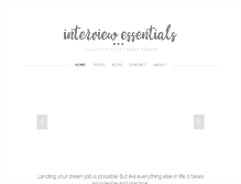 Tablet Screenshot of interviewessentials.com